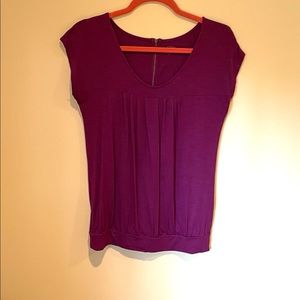 Ann Taylor Loft maroon top.